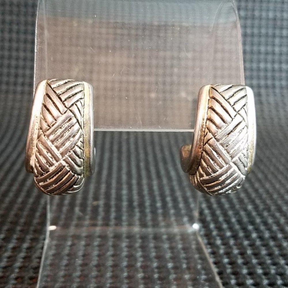 925 Sterling Silver Bali Style earrings